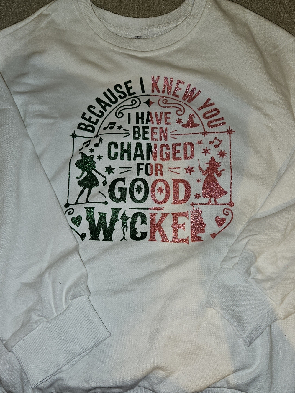 White 'Good Wicked' Graphic Sweatshirt - Unbranded